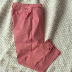 Talbots Pink Ankle Cropped Pants